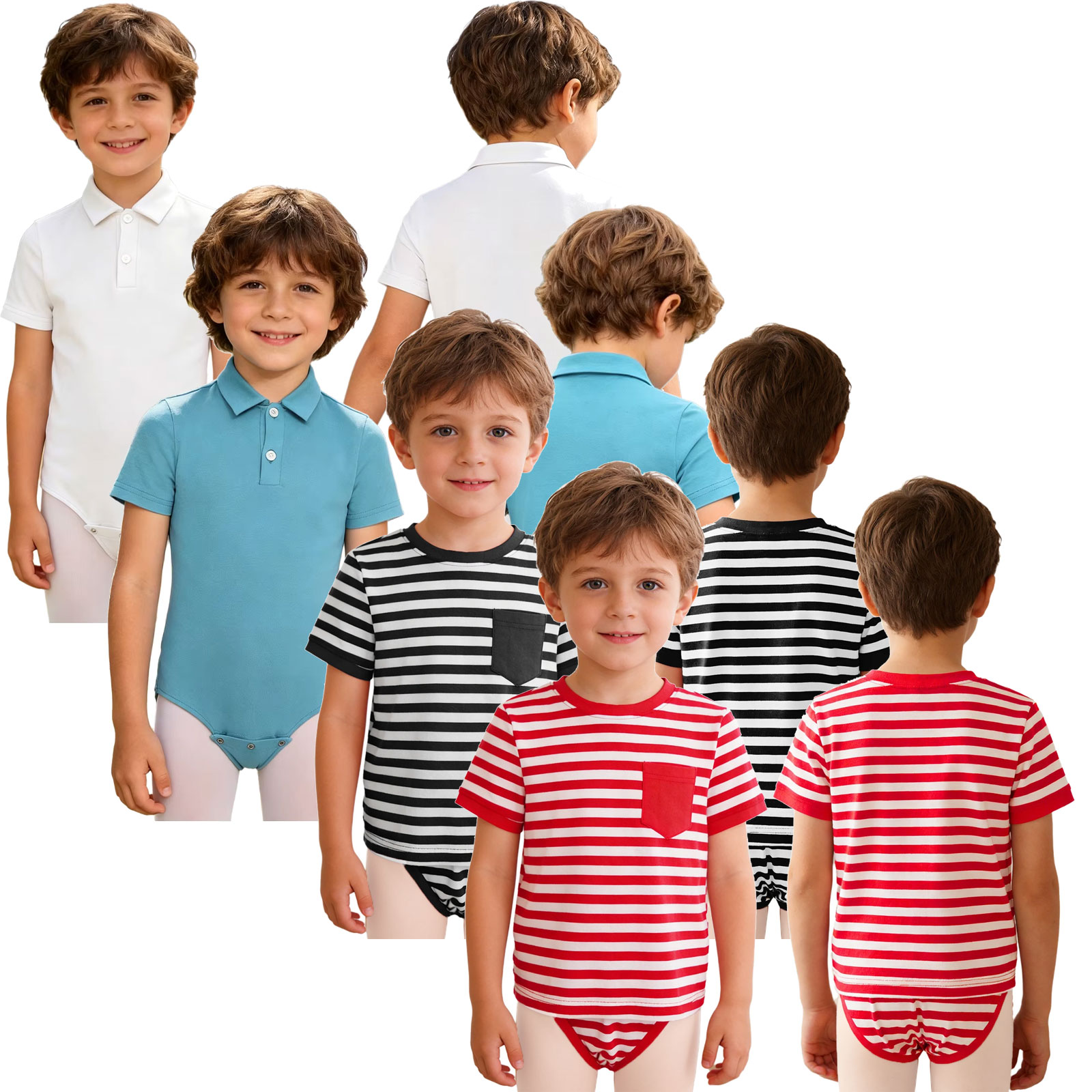 Summer Clothing Kids Boys - Детский адаптивный комбинезон для детей с