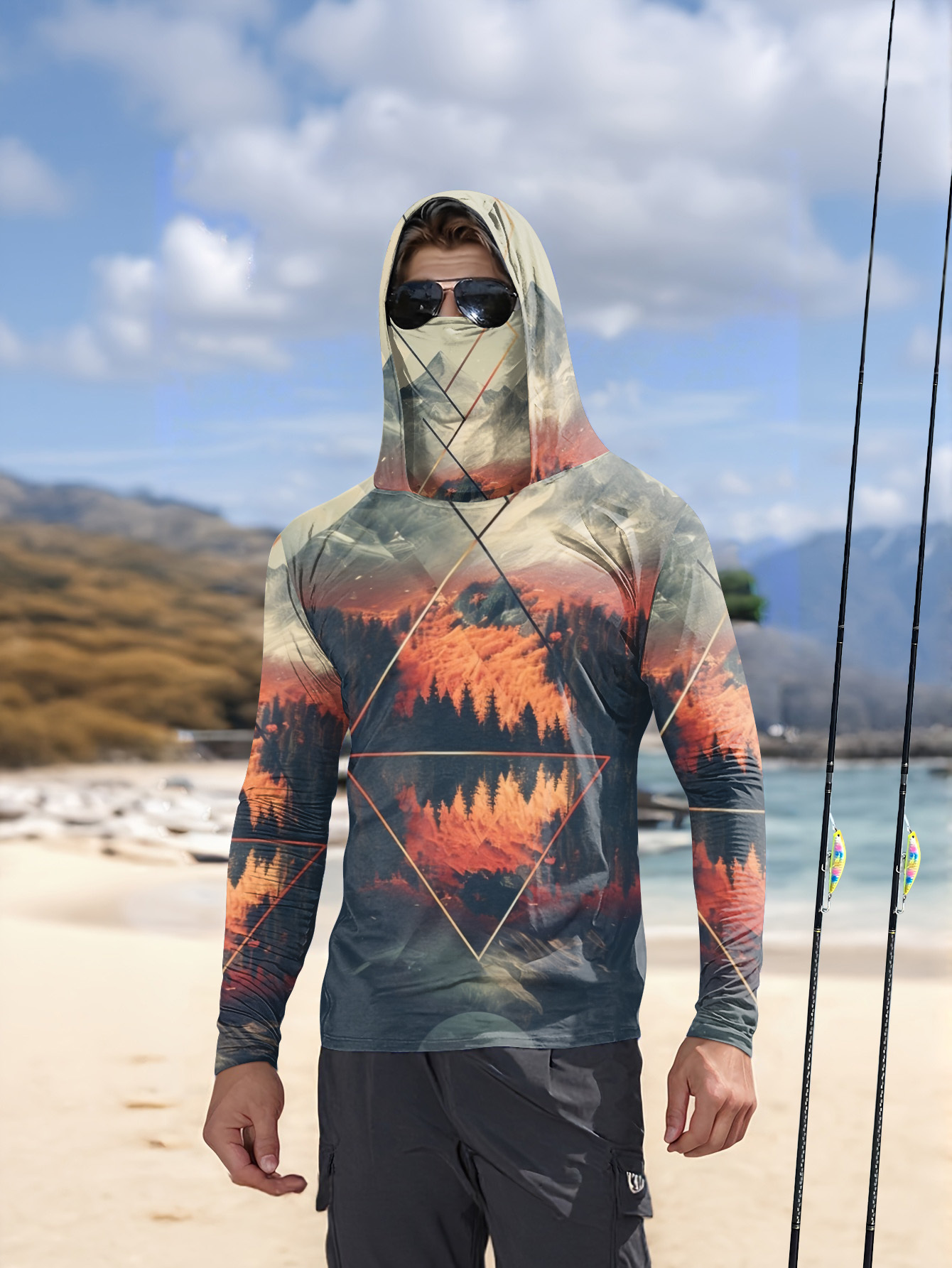 Summer Clothes - Мужская рыбацкая толстовка для активного отдыха