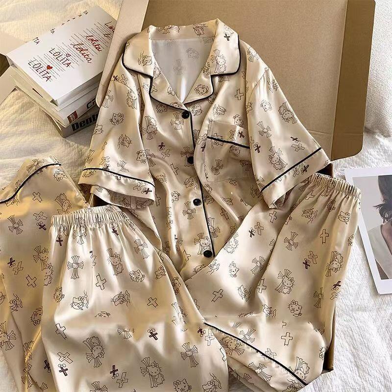 Summer Clothes - Популярный летний комплект пижам Hello Kitty