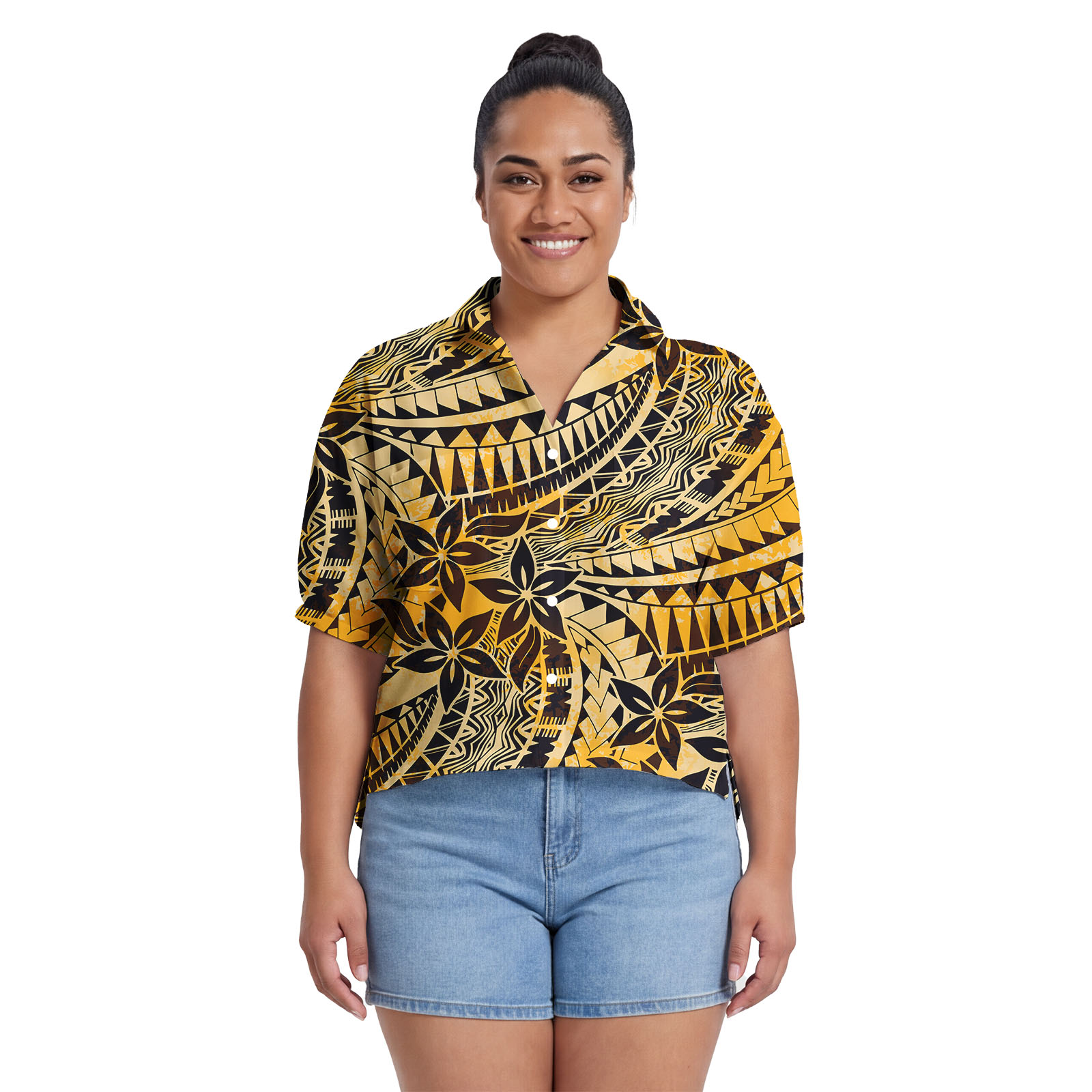 Summer Clothing Images - Женские рубашки с индивидуальным принтом в