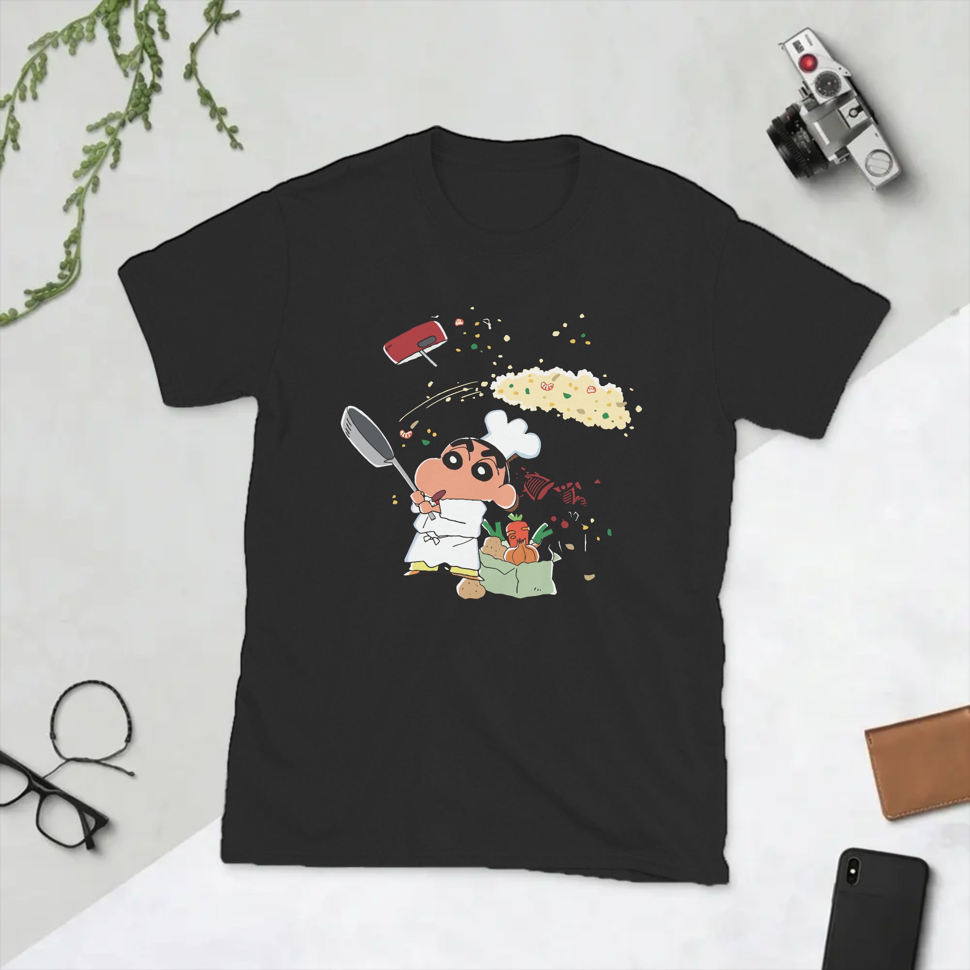 Summer Clothing Ideas - Мужские футболки с принтом Шин-чана, забавные