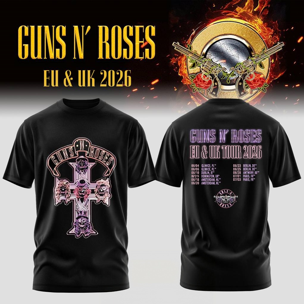 Summer Rose Clothing - Футболка с принтом Guns N Roses