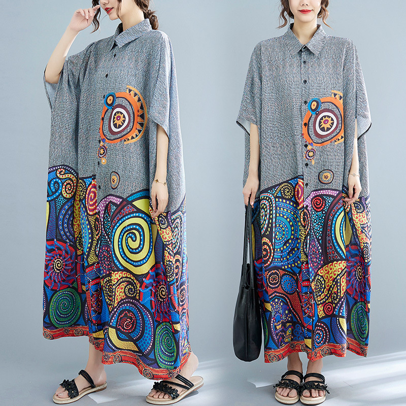Summer Clothing India - Индийское пакистанское платье, женское богемное Ретро