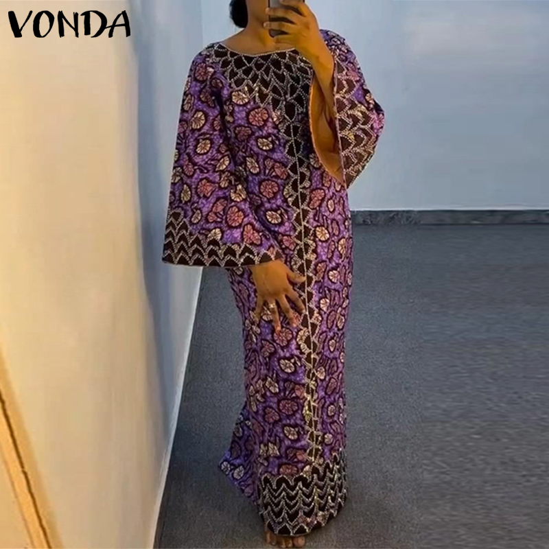 Summer Clothing For Older Women - Платье VONDA в стиле бохо больших