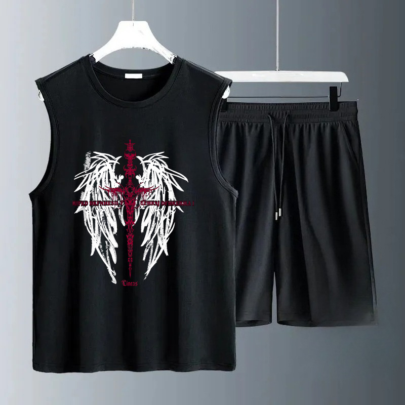 Summer Clothing Beach - Мужские комплекты майок 2026 года, летние,
