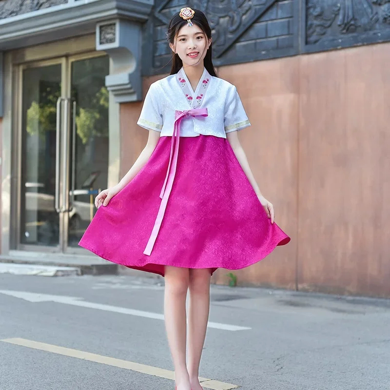 Summer Clothing In Japan - Женское платье ханбок 2026 2024, традиционная