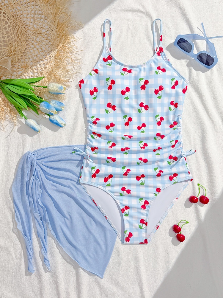 Swim Cover Up Mesh - Детский купальник One Piece для девочек,