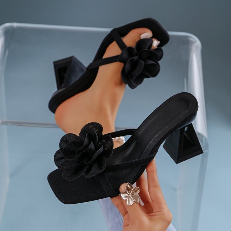 Summer Holiday Clothing Women - Женские босоножки с 3D цветочным декором,