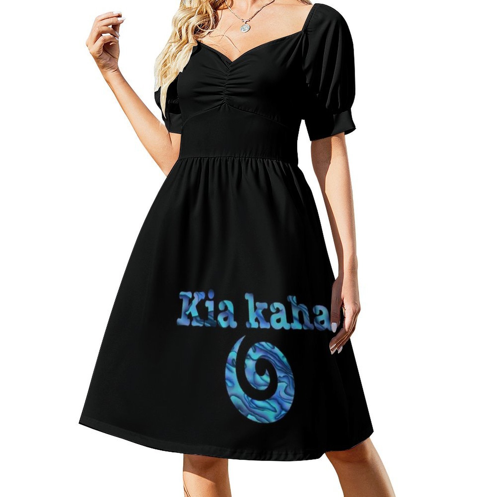 Kaha Koru Милое платье с вырез – обзор и цена Summer Clothing Nz