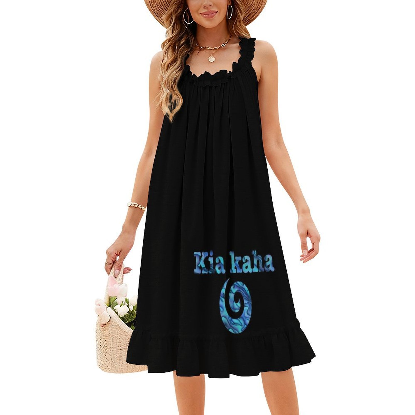 Kaha Koru Милое платье с вырез – обзор и цена Summer Clothing Nz