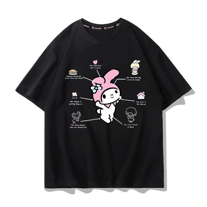 Футболка Sanrio с короткими ру – обзор и цена Summer Clothes