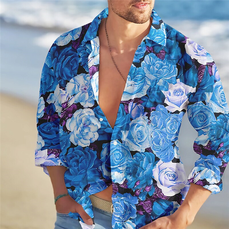 Мужская Уличная рубашка, Повсе – обзор и цена Summer Rose Clothing