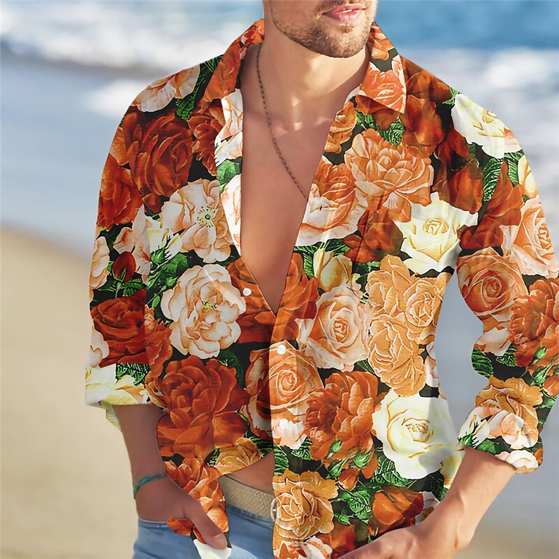 Мужская Уличная рубашка, Повсе – обзор и цена Summer Rose Clothing