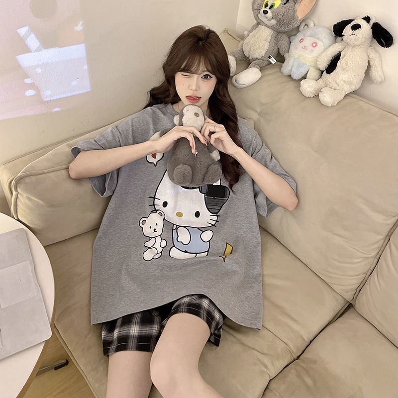 Пижама для девочек Hello Kitty – обзор и цена Summer Clothes