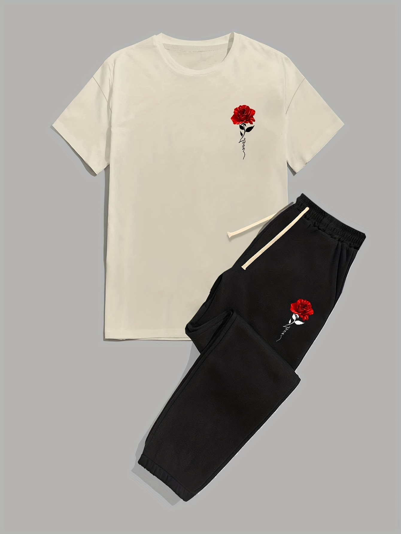 Мужская мода, новая летняя дыш – обзор и цена Summer Rose Clothing