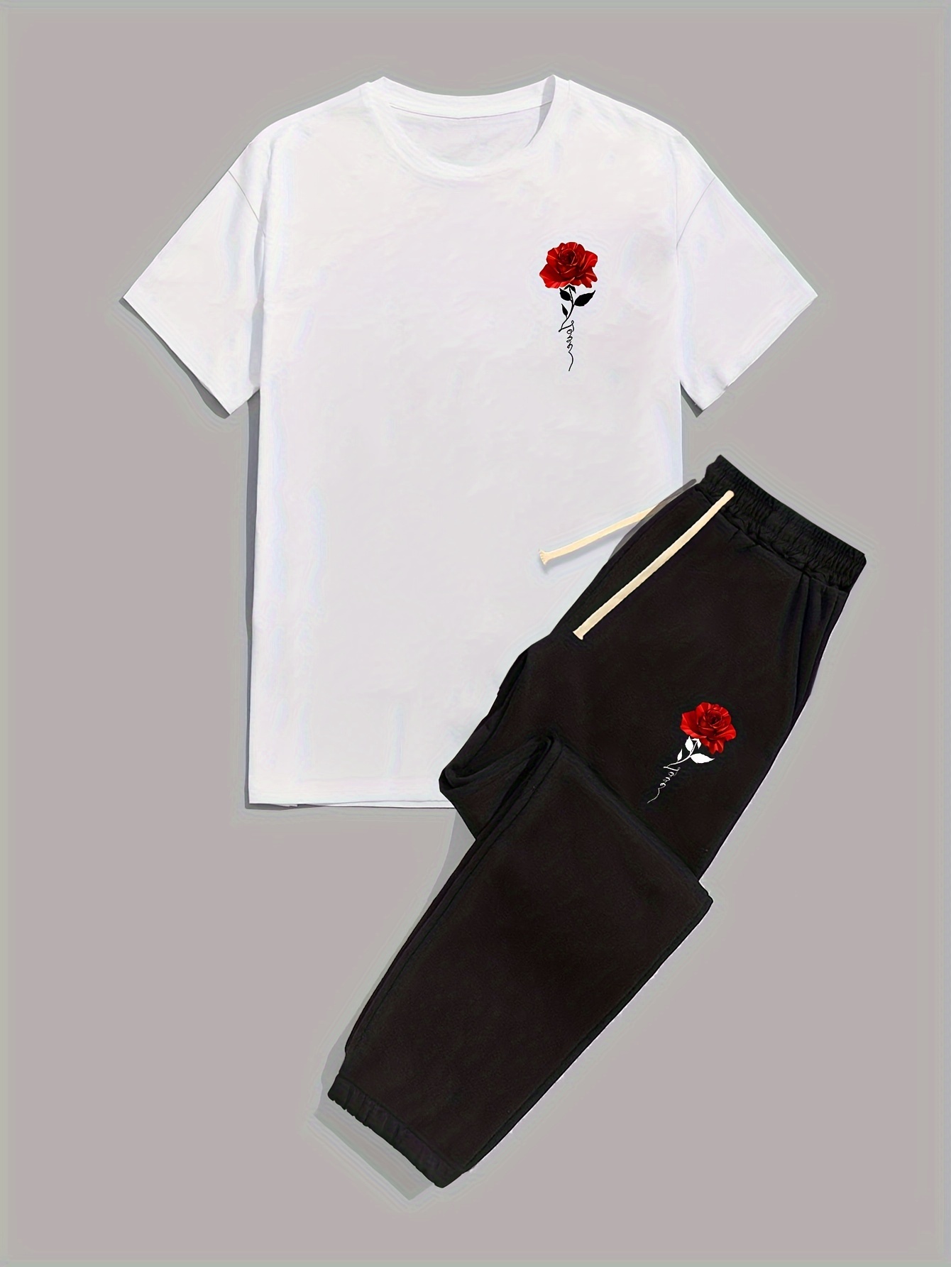 Мужская мода, новая летняя дыш – обзор и цена Summer Rose Clothing