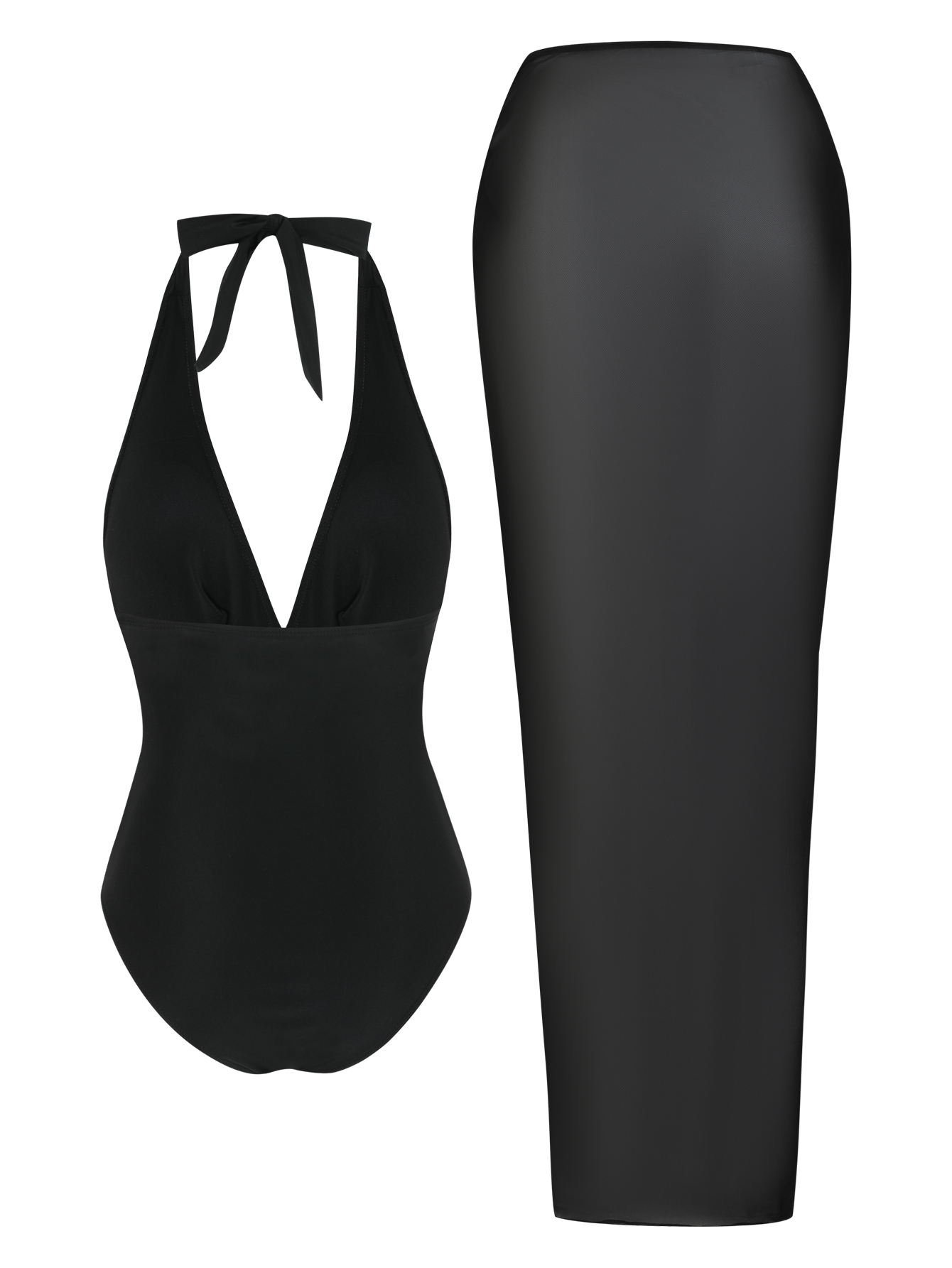 Женский купальник с декором в  – обзор и цена Swim Cover Up Mesh