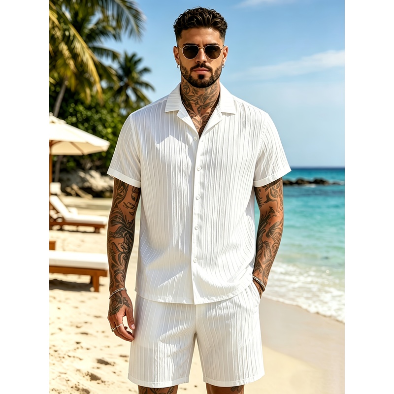 Мужской летний повседневный ко – обзор и цена Summer Clothing Beach