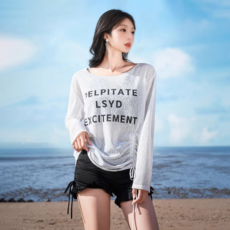 Женский комплект бикини: синяя – обзор и цена Swim Cover Up Mesh