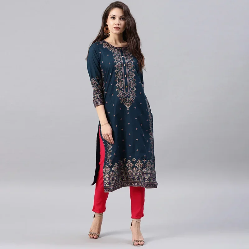 Индийское платье Kurtas для же – обзор и цена Summer Clothing India